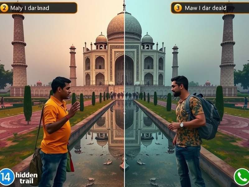 Agra S Hidden Trail character interaction scene